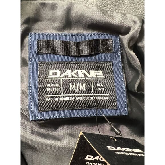 Dakine A-1 Jacket Medium Deep Navy Blue Waterproof Ski Snow Jacket Pit Vents - Picture 9 of 12